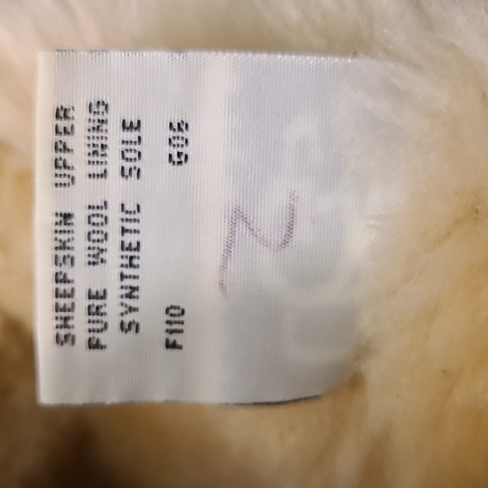 UGG Ultra Tall Boots sz.W8 Brown Pull On Suede Sheepskin Wool Mid Calf (#1561)EC - Picture 16 of 16